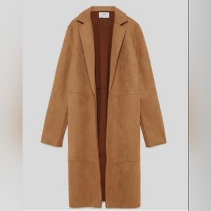 Zara basic lapel coat